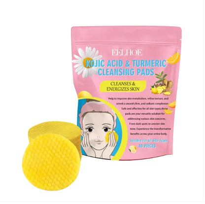 Kojic Acid Turmeric Brightening Cleansing Pads